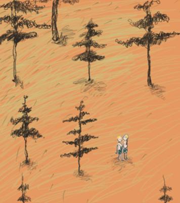 verloren zwierven ze door het bos verloren zwierven ze door het bos