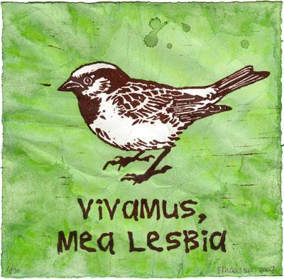 Vivamus mea lesbia Vivamus mea lesbia