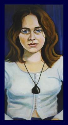 Portret in blauw Portret in blauw