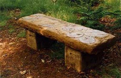 Aluminium-Concrete bench Aluminium-Concrete bench