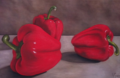 Rode paprika's Rode paprika's