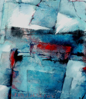 Compositie met blauw Compositie met blauw