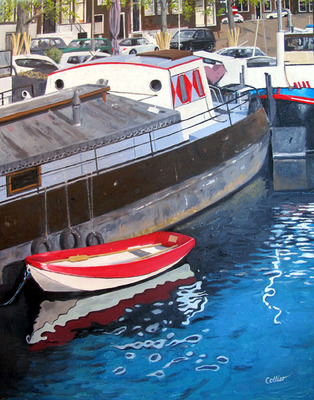 Red Boat The Last Painting Red Boat The Last Painting