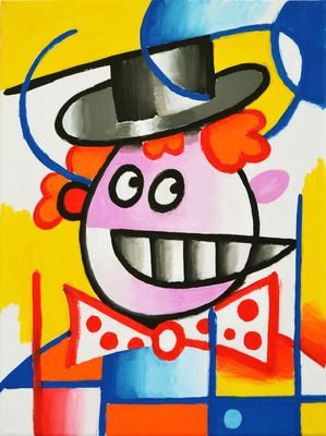 Clown met hoed Clown met hoed