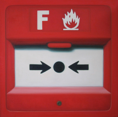 Brandmelder, uit de serie 'Functionele dingen aan de muur' Brandmelder, uit de serie 'Functionele dingen aan de muur'