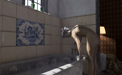 Preparing a bath Preparing a bath