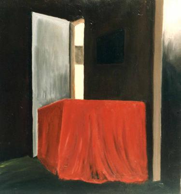Red table Red table