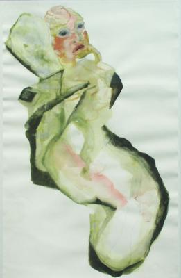 Vrouw in groen Vrouw in groen