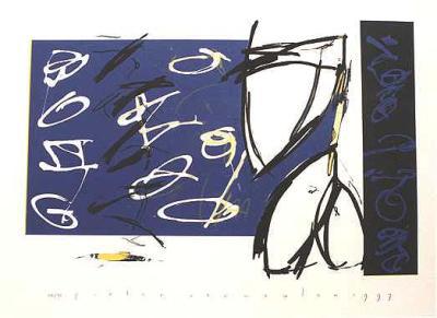 Tulpenbrief blauw Tulpenbrief blauw