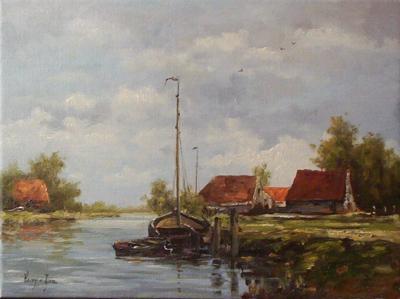 vissersboot aan de kade - 0515 - vissersboot aan de kade - 0515 -