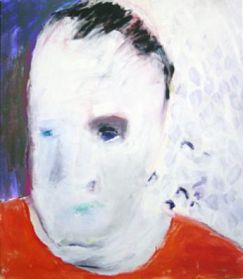 wit portret + rood shirt wit portret + rood shirt